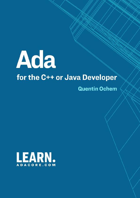Ada for the C++ and Java Developer (e-book)