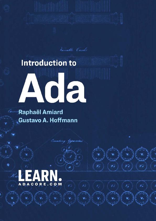 Introduction to Ada (e-book)